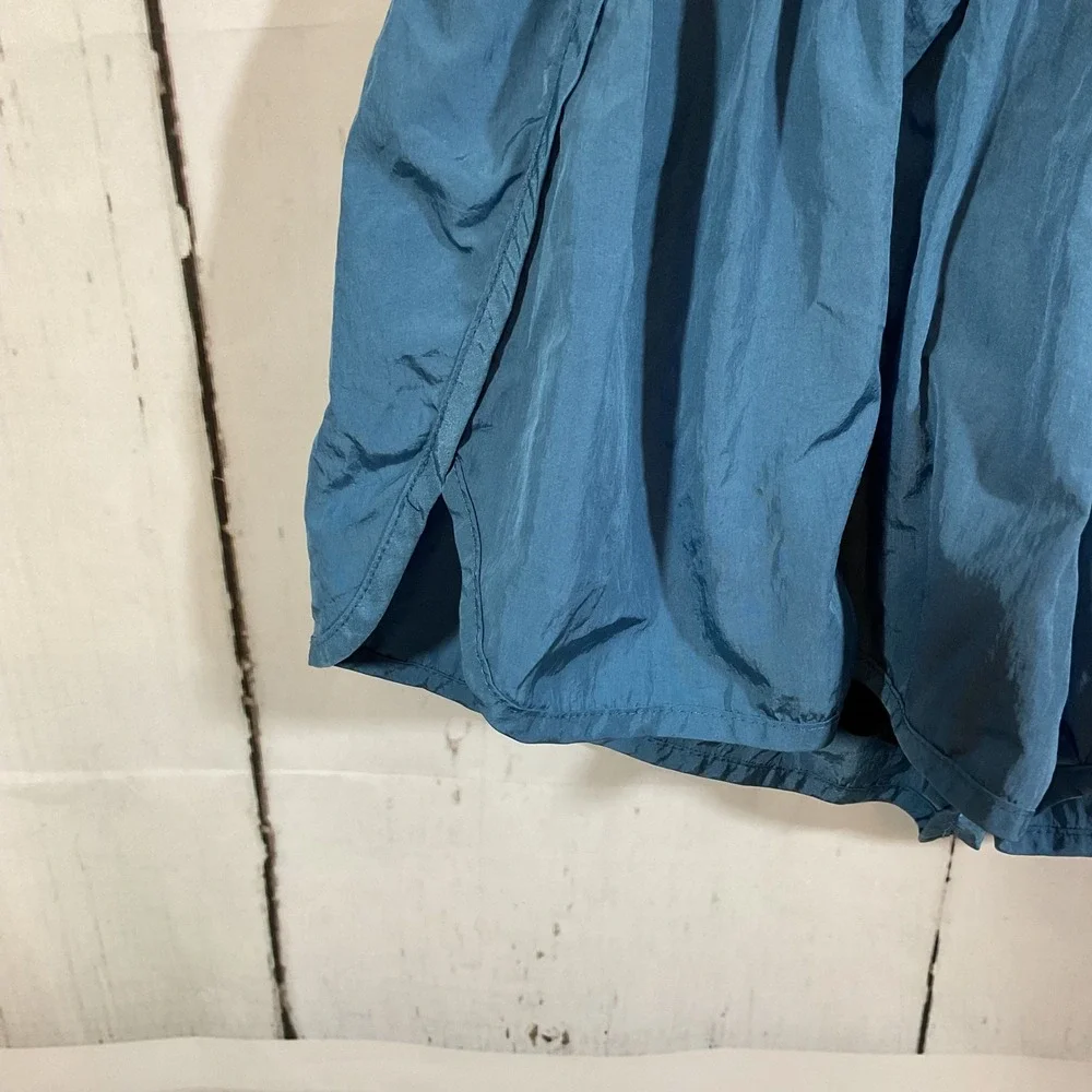 Free People FP Movement The Way Home Shorts M Teal Blue High Waist Running Gym‎